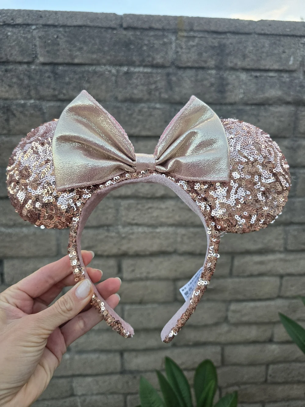 Pink Sparkly MICKEY MOUSE EARS. ♡